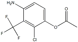 1-(4-Amino-2-chloro-3-trifluoromethyl-phenyl)-acetic acid Struktur