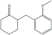 2-(2-methoxybenzyl)cyclohexanone Struktur