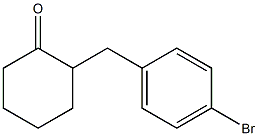 2-(4-bromobenzyl)cyclohexanone Struktur