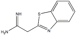 2-(benzo[d]thiazol-2-yl)acetamidine Struktur