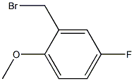 2-(bromomethyl)-4-fluoro-1-methoxybenzene Struktur