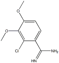 2-chloro-3,4-dimethoxybenzamidine Struktur