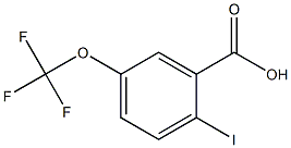 2-iodo-5-(trifluoromethoxy)benzoic acid Struktur