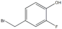 4-(bromomethyl)-2-fluorophenol Struktur