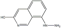 8-hydrazino-isoquinolin-3-ol Struktur