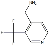 C-(3-Trifluoromethyl-pyridin-4-yl)-methylamine Struktur