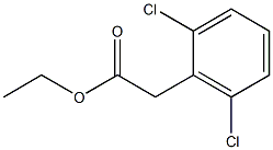 ethyl 2-(2,6-dichlorophenyl)acetate Struktur