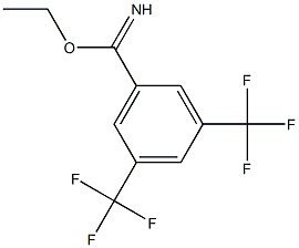 ethyl 3,5-bis(trifluoromethyl)benzoimidate Struktur