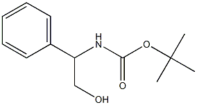 tert-butyl-2-hydroxy-1-phenylethylcarbamate Struktur