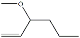 3-methoxyhex-1-ene Struktur