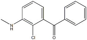 METHYL-AMINOCHLOROBENZOPHENONE Struktur