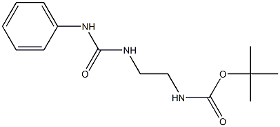 Tert-Butyl 2-(3-Phenylureido)Ethylcarbamate Struktur