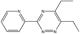 5,6-Diethyl-3-(2-pyridyl)-1,2,4-triazine Struktur