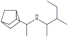 (1-{bicyclo[2.2.1]heptan-2-yl}ethyl)(3-methylpentan-2-yl)amine Struktur