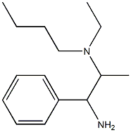 (1-amino-1-phenylpropan-2-yl)(butyl)ethylamine Struktur