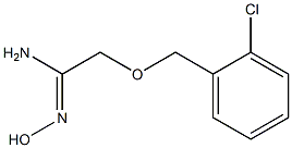 (1Z)-2-[(2-chlorobenzyl)oxy]-N'-hydroxyethanimidamide Struktur