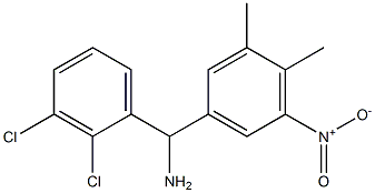 (2,3-dichlorophenyl)(3,4-dimethyl-5-nitrophenyl)methanamine Struktur