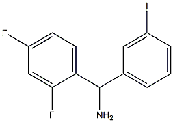 (2,4-difluorophenyl)(3-iodophenyl)methanamine Struktur