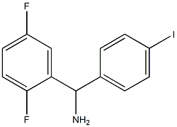 (2,5-difluorophenyl)(4-iodophenyl)methanamine Struktur