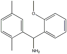 (2,5-dimethylphenyl)(2-methoxyphenyl)methanamine Struktur