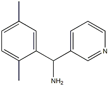 (2,5-dimethylphenyl)(pyridin-3-yl)methanamine Struktur