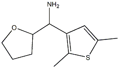 (2,5-dimethylthiophen-3-yl)(oxolan-2-yl)methanamine Struktur