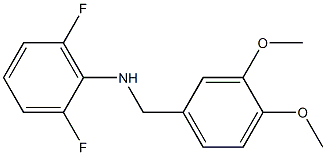 (2,6-difluorophenyl)(3,4-dimethoxyphenyl)methylamine Struktur