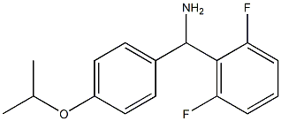 (2,6-difluorophenyl)[4-(propan-2-yloxy)phenyl]methanamine Struktur