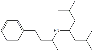 (2,6-dimethylheptan-4-yl)(4-phenylbutan-2-yl)amine Struktur