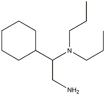 (2-amino-1-cyclohexylethyl)dipropylamine Struktur