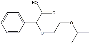 (2-isopropoxyethoxy)(phenyl)acetic acid Struktur