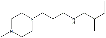 (2-methylbutyl)[3-(4-methylpiperazin-1-yl)propyl]amine Struktur