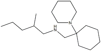 (2-methylpentyl)({[1-(piperidin-1-yl)cyclohexyl]methyl})amine Struktur