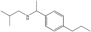 (2-methylpropyl)[1-(4-propylphenyl)ethyl]amine Struktur