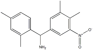 (3,4-dimethyl-5-nitrophenyl)(2,4-dimethylphenyl)methanamine Struktur