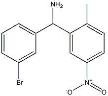 (3-bromophenyl)(2-methyl-5-nitrophenyl)methanamine Struktur