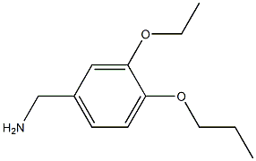 (3-ethoxy-4-propoxyphenyl)methanamine Struktur