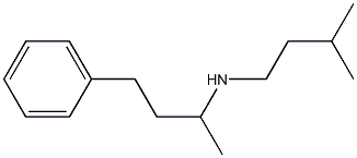 (3-methylbutyl)(4-phenylbutan-2-yl)amine Struktur