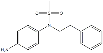 (4-aminophenyl)-N-(2-phenylethyl)methanesulfonamide Struktur