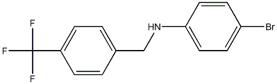 (4-bromophenyl)[4-(trifluoromethyl)phenyl]methylamine Struktur