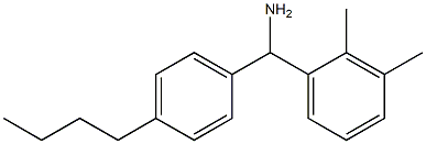 (4-butylphenyl)(2,3-dimethylphenyl)methanamine Struktur