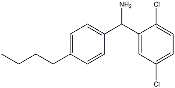 (4-butylphenyl)(2,5-dichlorophenyl)methanamine Struktur