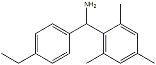 (4-ethylphenyl)(2,4,6-trimethylphenyl)methanamine Struktur