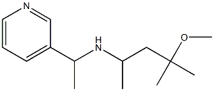 (4-methoxy-4-methylpentan-2-yl)[1-(pyridin-3-yl)ethyl]amine Struktur