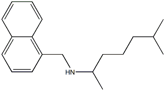 (6-methylheptan-2-yl)(naphthalen-1-ylmethyl)amine Struktur