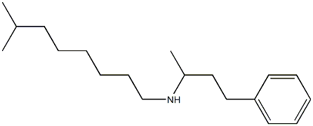 (7-methyloctyl)(4-phenylbutan-2-yl)amine Struktur