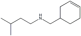 (cyclohex-3-en-1-ylmethyl)(3-methylbutyl)amine Struktur