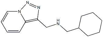 (cyclohexylmethyl)({[1,2,4]triazolo[3,4-a]pyridin-3-ylmethyl})amine Struktur