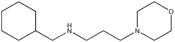 (cyclohexylmethyl)[3-(morpholin-4-yl)propyl]amine Struktur