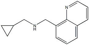 (cyclopropylmethyl)(quinolin-8-ylmethyl)amine Struktur